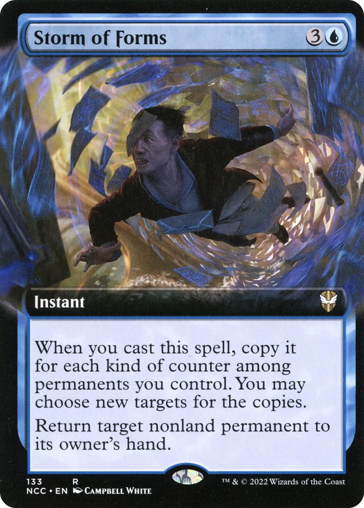 Storm of Forms (Extended Art) (NCC-133) [New Capenna Commander]