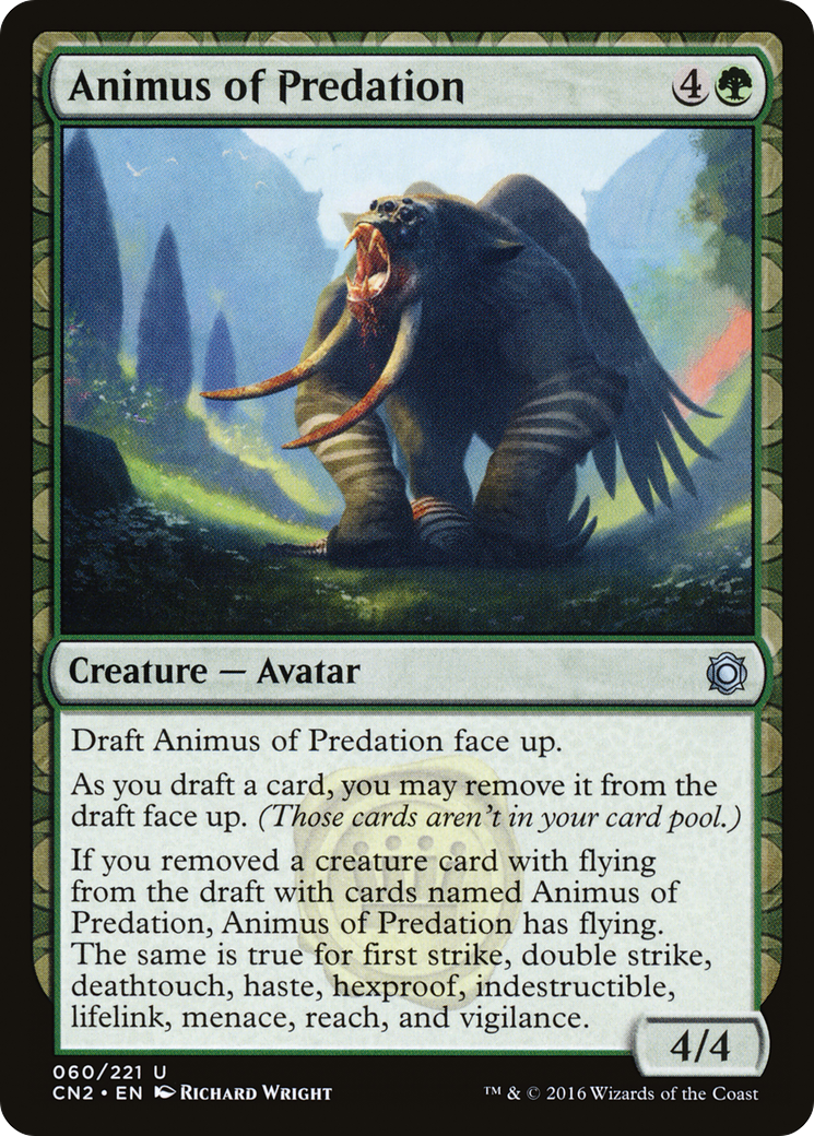Animus of Predation (CN2-060) [Conspiracy: Take the Crown] Foil