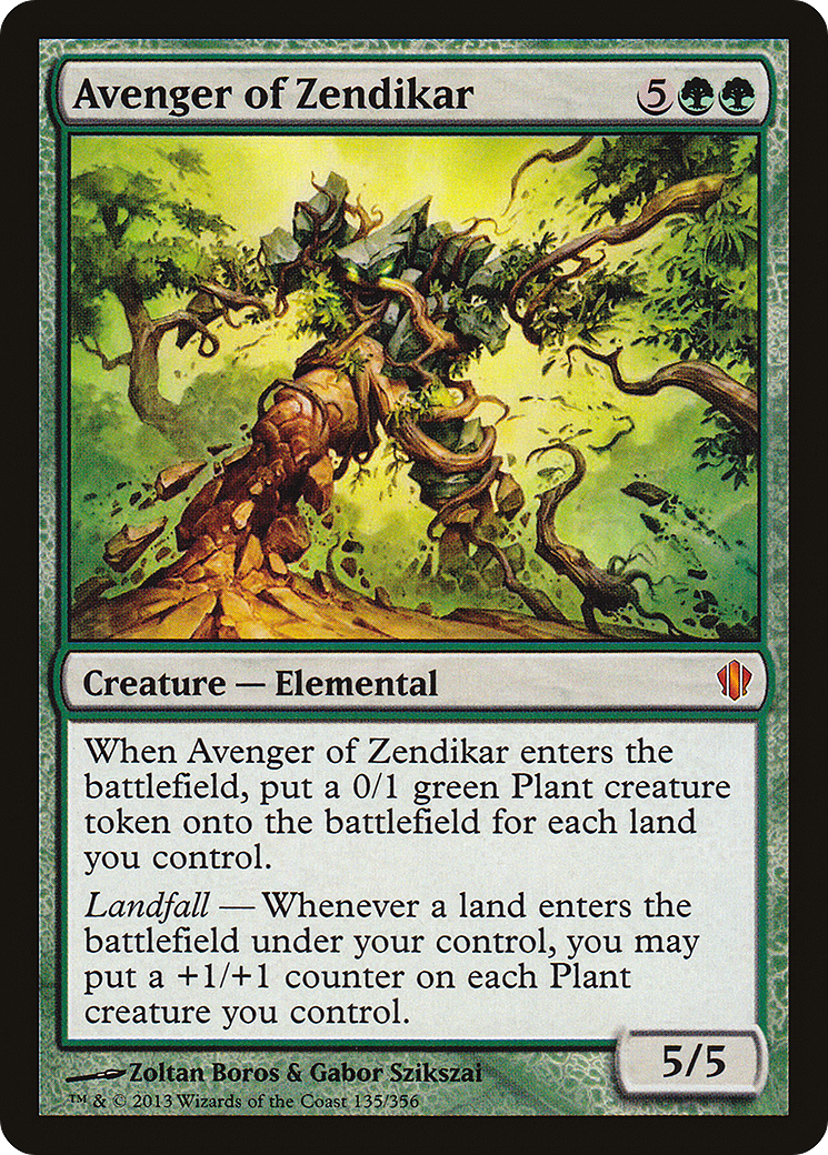 Avenger of Zendikar (C13-135) [Commander 2013]