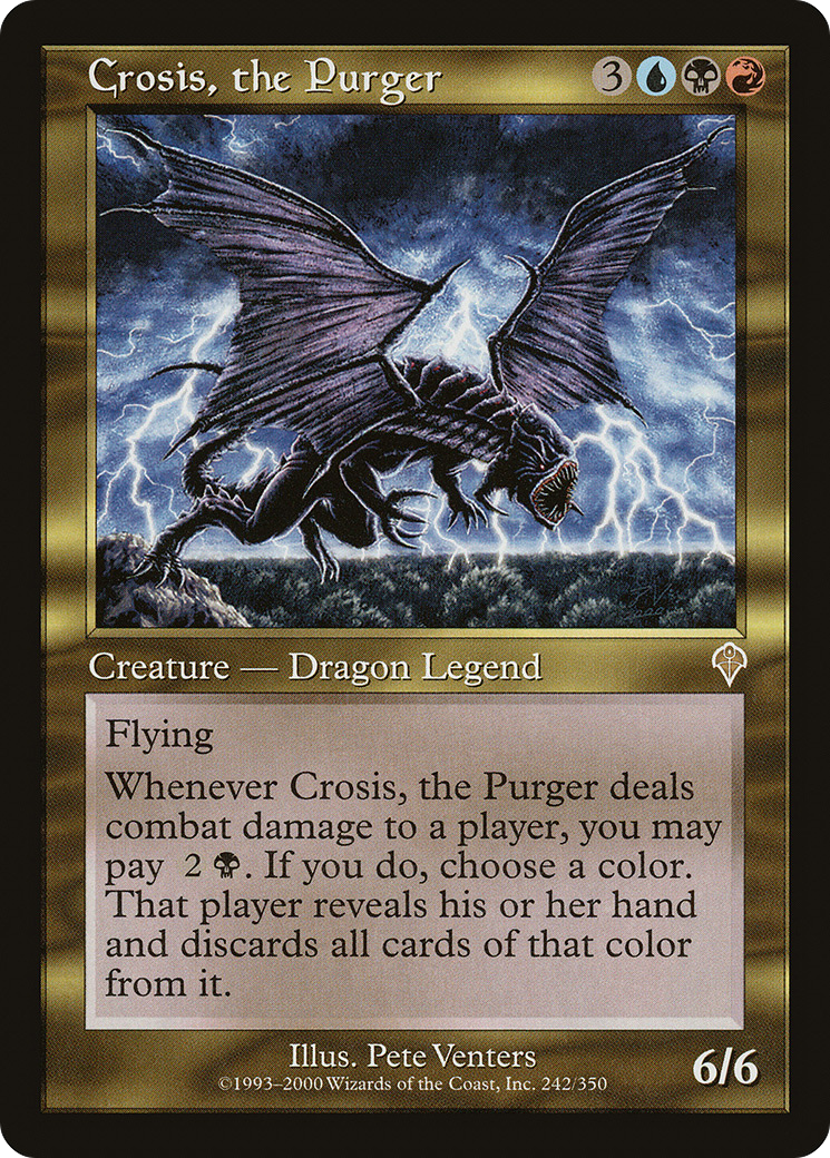 Crosis, the Purger (INV-242) [Invasion] Foil