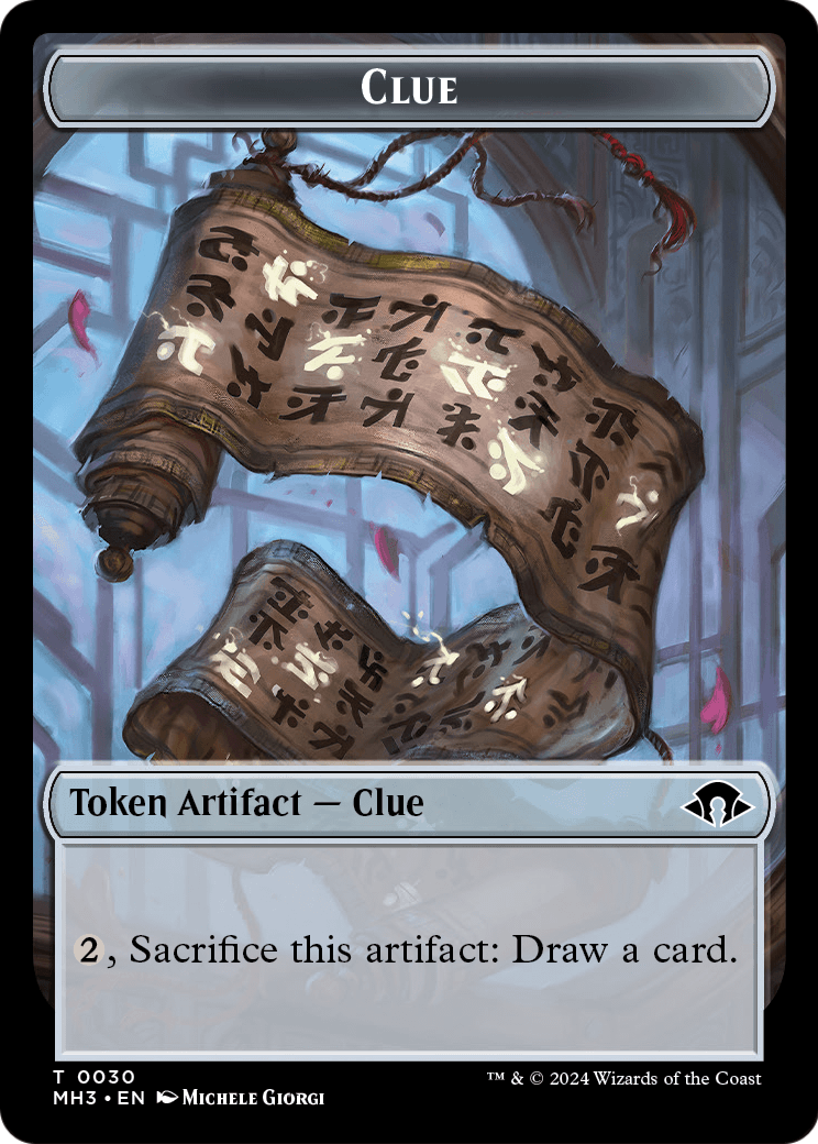Clue (TMH3-030) [Modern Horizons 3 Tokens]