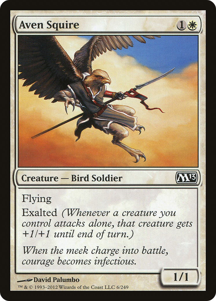 Aven Squire (M13-006) [Magic 2013] Foil