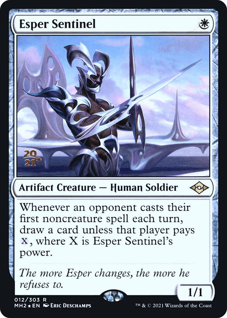 Esper Sentinel (PRE-12S) [Modern Horizons 2 Promos] Foil