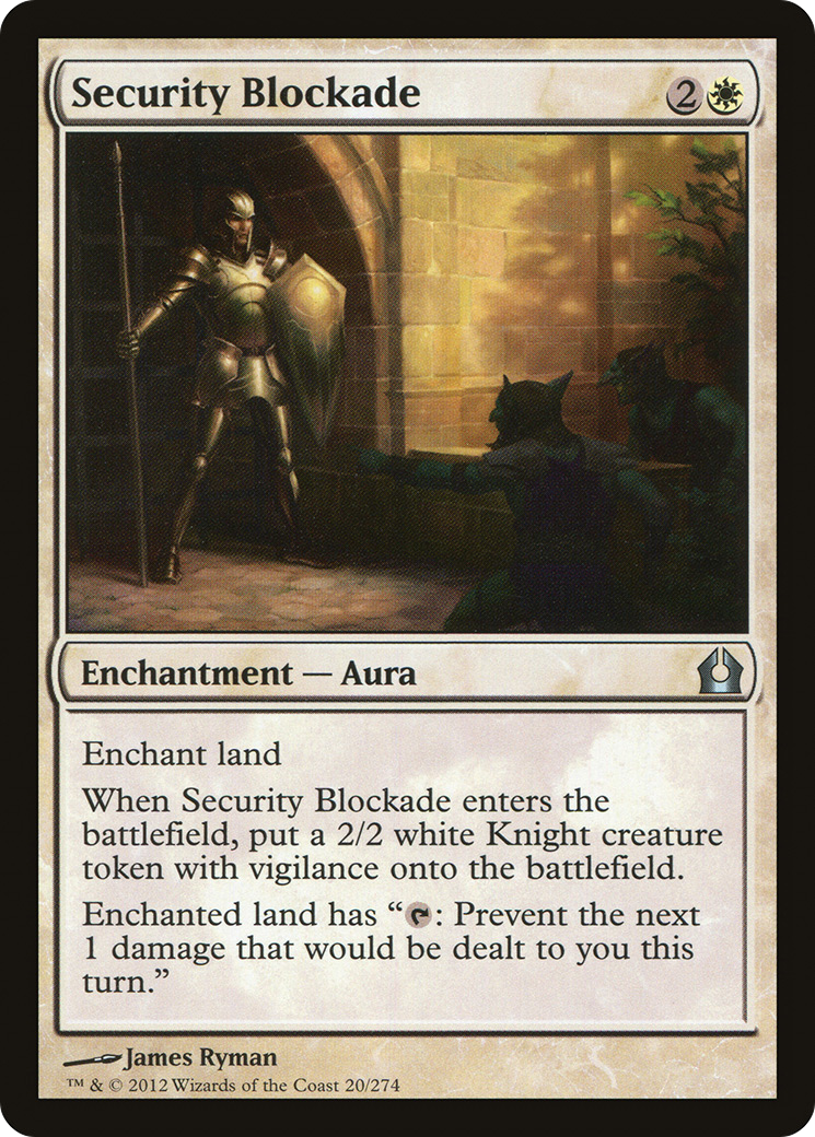 Security Blockade (RTR-020) [Return to Ravnica] Foil