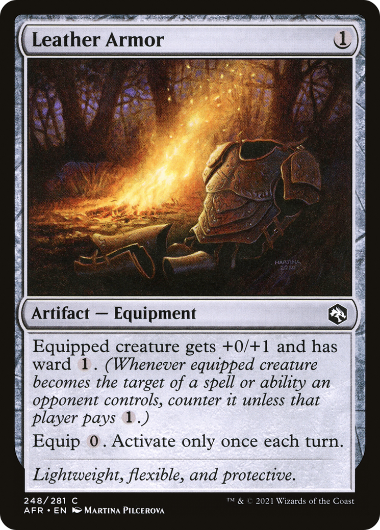 Leather Armor (AFR-248) [Adventures in the Forgotten Realms] Foil