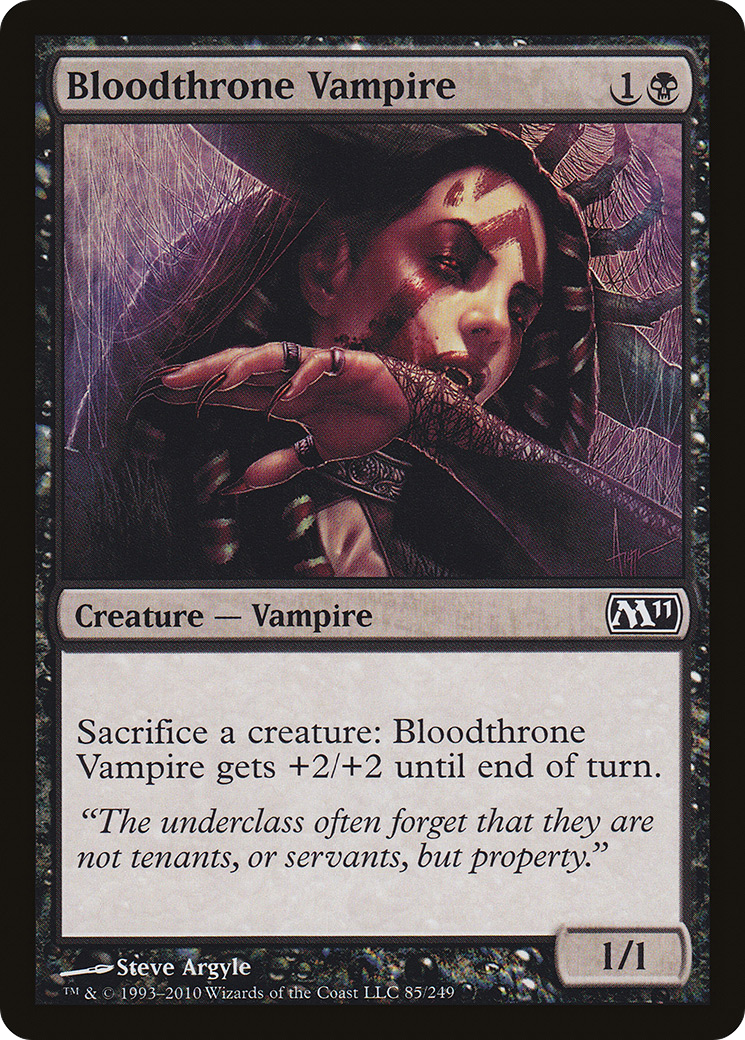 Bloodthrone Vampire (M11-085) [Magic 2011]