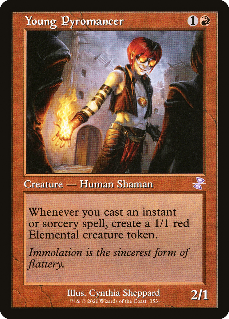 Young Pyromancer (TSR-353) [Time Spiral Remastered] Foil
