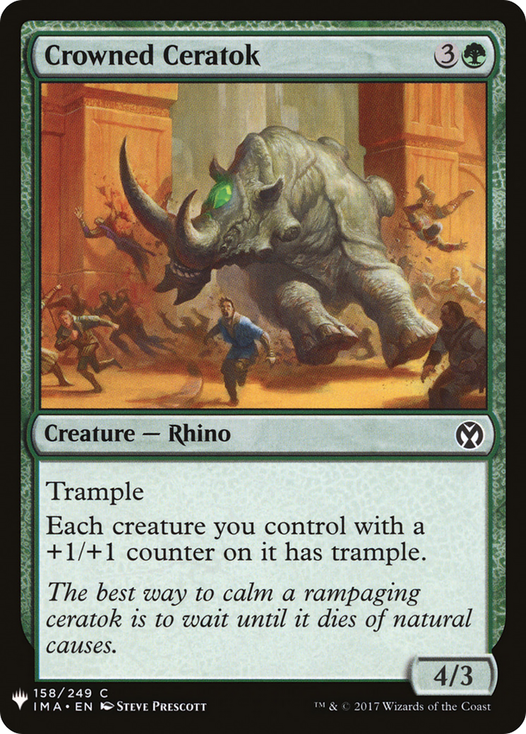 Crowned Ceratok (LIST-IMA-158) [The List]