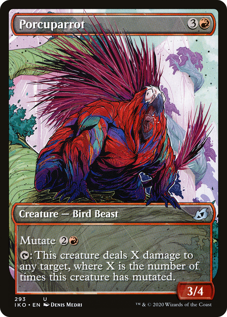 Porcuparrot (Showcase) (IKO-293) [Ikoria: Lair of Behemoths]