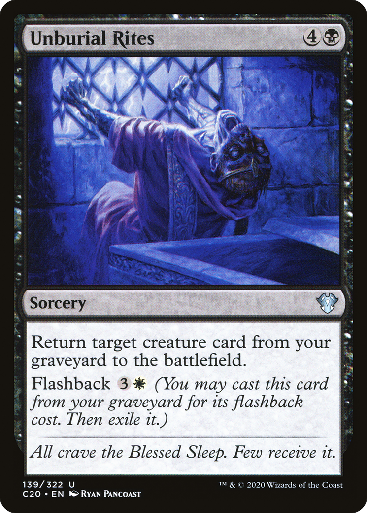 Unburial Rites (C20-139) [Commander 2020]