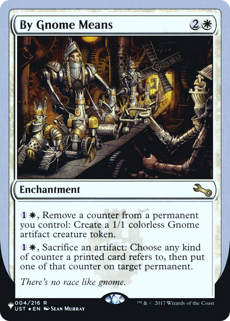 By Gnome Means (LIST-004/216) [The List (Unfinity Foil Edition)] Foil