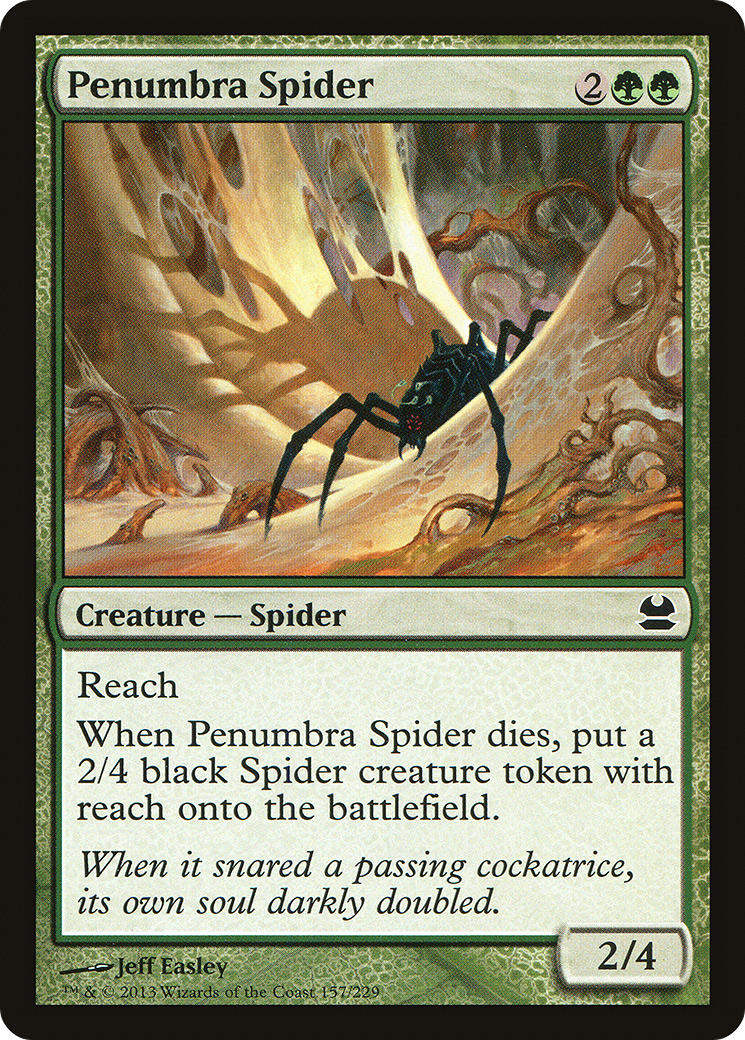 Penumbra Spider (MMA-157) [Modern Masters]