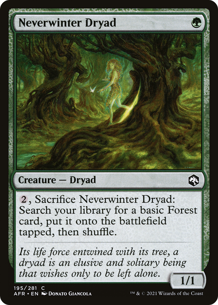 Neverwinter Dryad (AFR-195) [Adventures in the Forgotten Realms] Foil