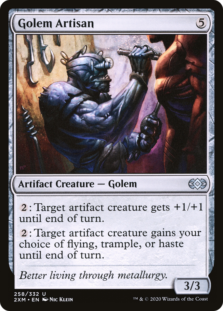 Golem Artisan (2XM-258) [Double Masters] Foil