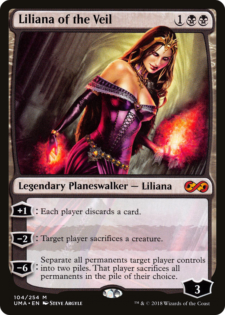 Liliana of the Veil (UMA-104) [Ultimate Masters] Foil
