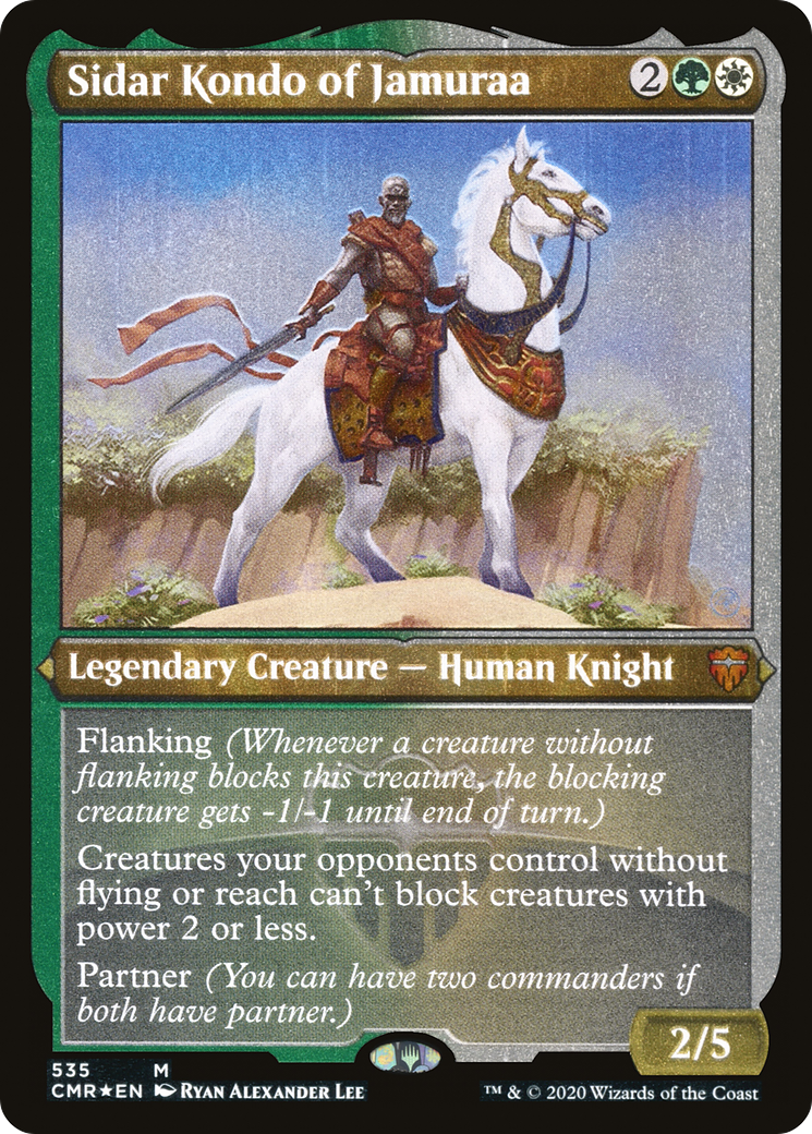 Sidar Kondo of Jamuraa (Foil Etched) (CMR-535) [Commander Legends] Foil