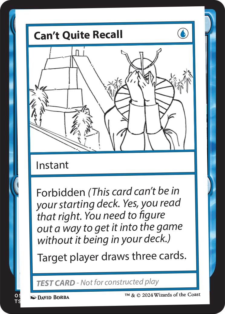 Can't Quite Recall [Mystery Booster 2]
