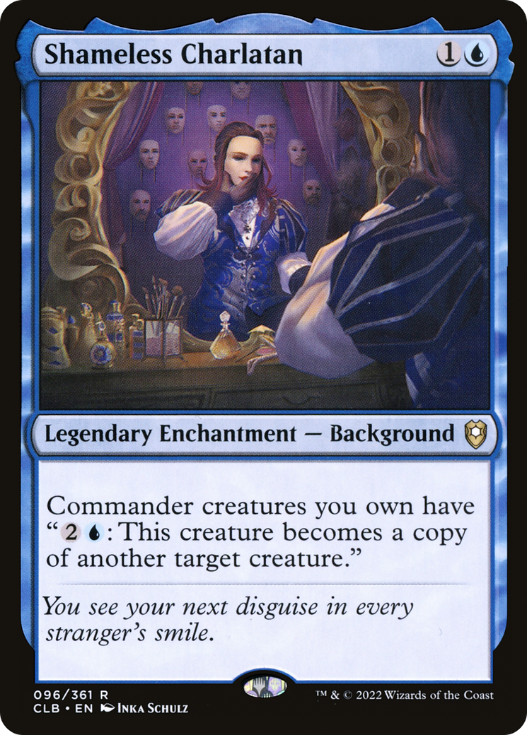 Shameless Charlatan (CLB-096) [Commander Legends: Battle for Baldur's Gate] Foil