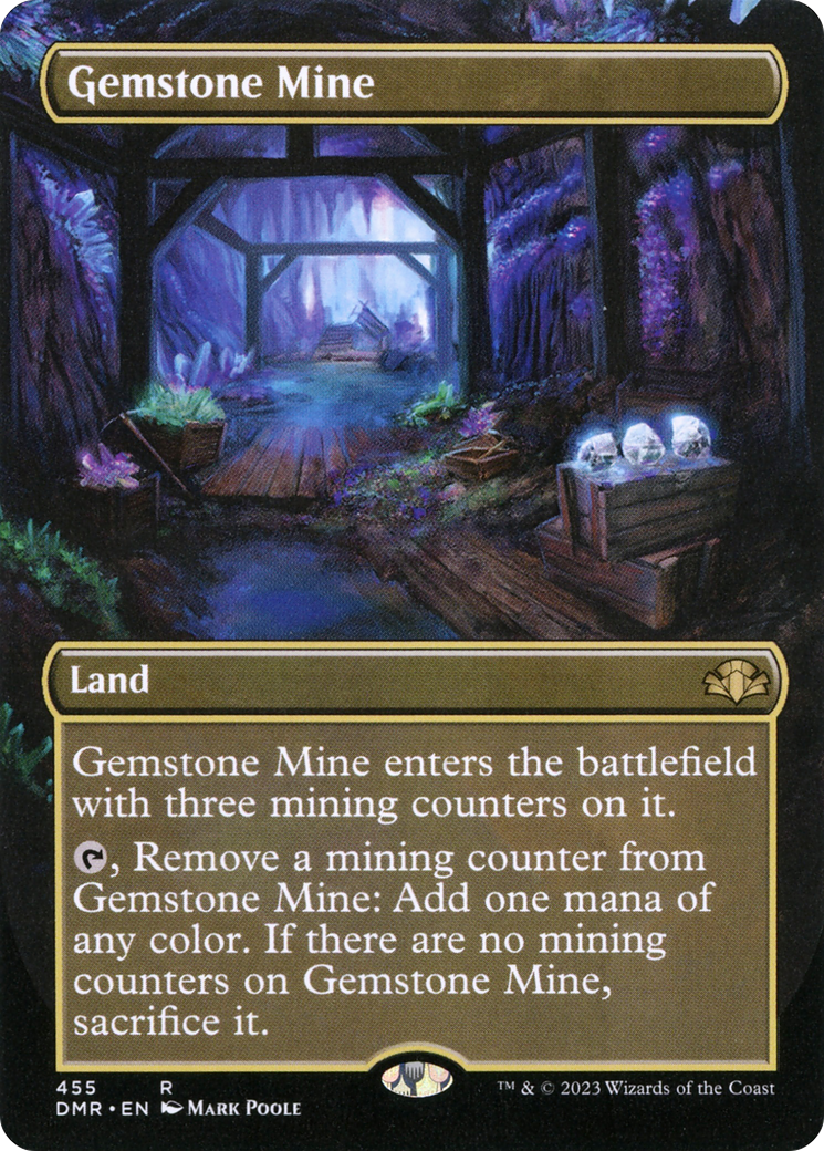 Gemstone Mine (Borderless) (DMR-455) [Dominaria Remastered]