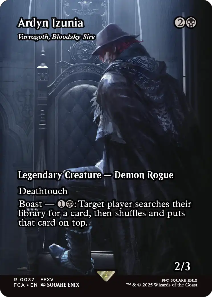 Ardyn Izunia - Varragoth, Bloodsky Sire (Showcase) (FCA-037) (Borderless) [FINAL FANTASY: Through the Ages] Foil