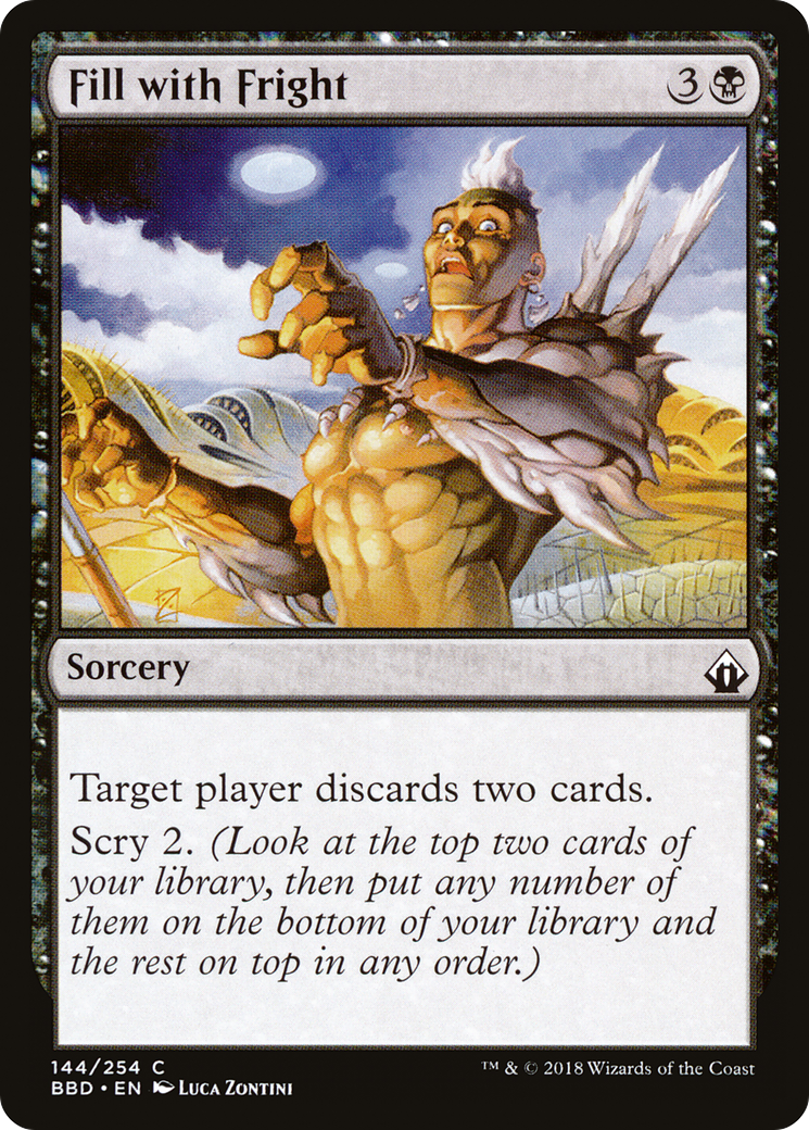Fill with Fright (BBD-144) [Battlebond] Foil