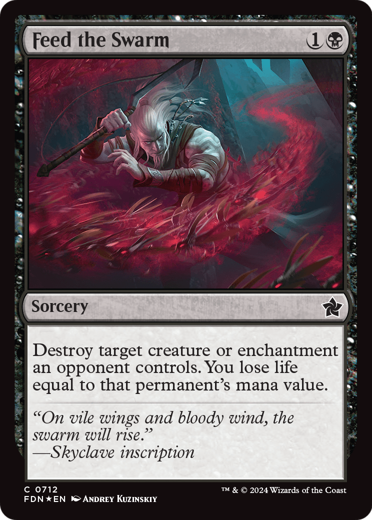 Feed the Swarm (FDN-712) [Foundations] Foil