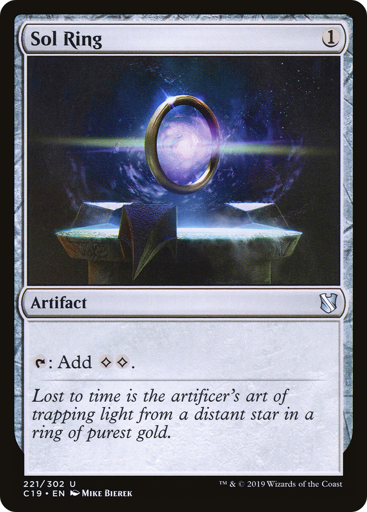 Sol Ring (C19-221) [Commander 2019]