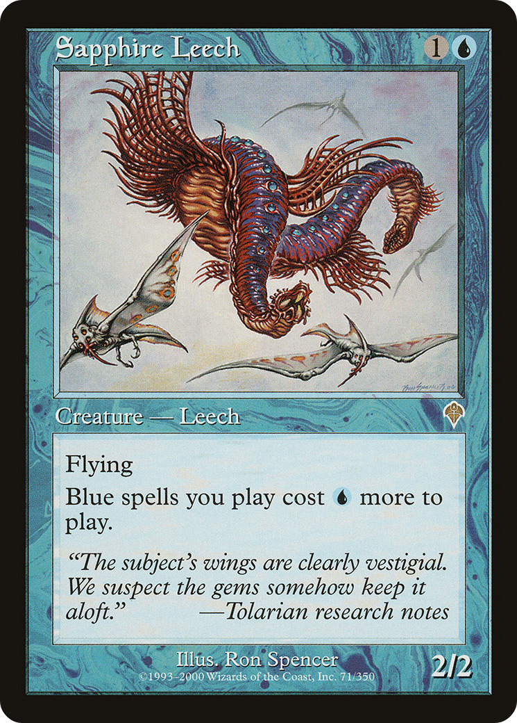 Sapphire Leech (INV-071) [Invasion]