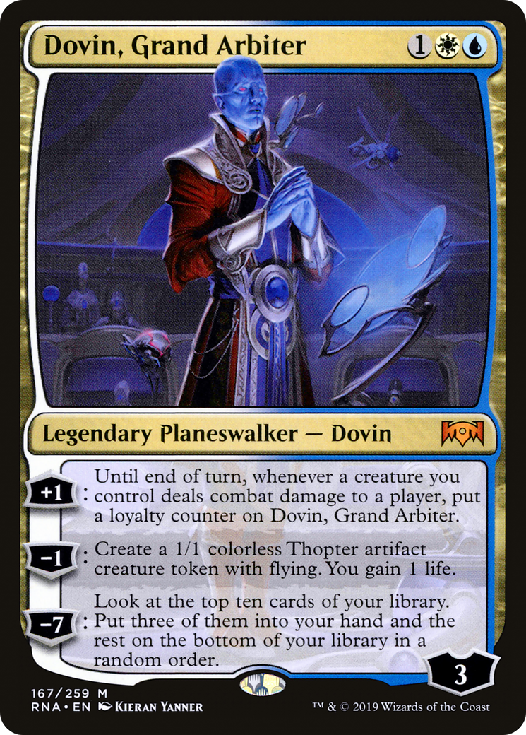 Dovin, Grand Arbiter (RNA-167) [Ravnica Allegiance] Foil