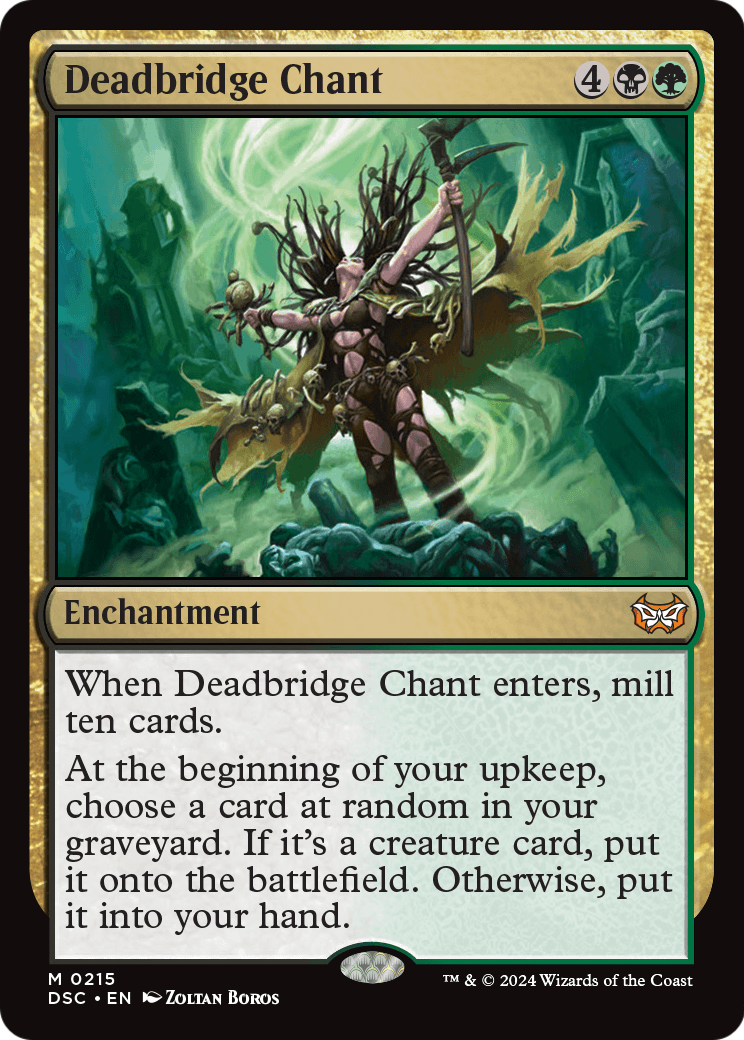Deadbridge Chant (DSC-215) [Duskmourn: House of Horror Commander]