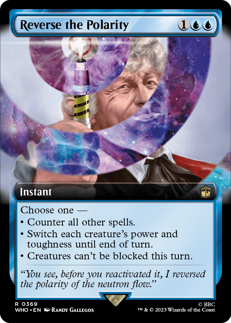 Reverse the Polarity (Extended Art) (WHO-369) [Doctor Who] Foil