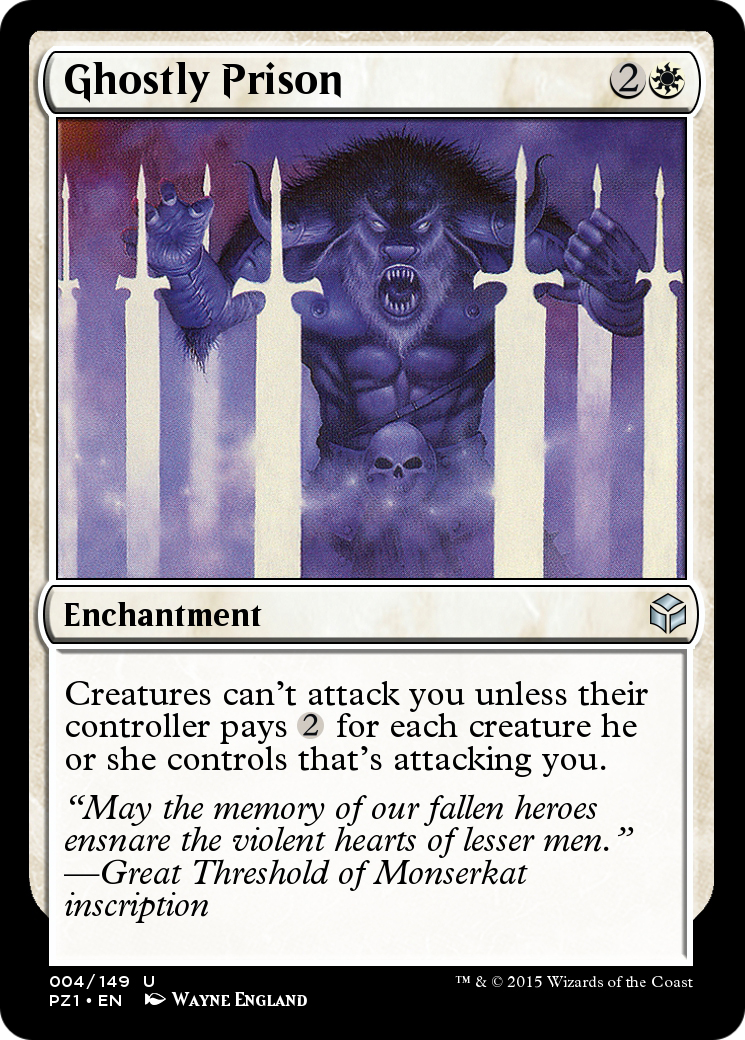 Ghostly Prison (PZ1-004) [Legendary Cube Prize Pack] Foil