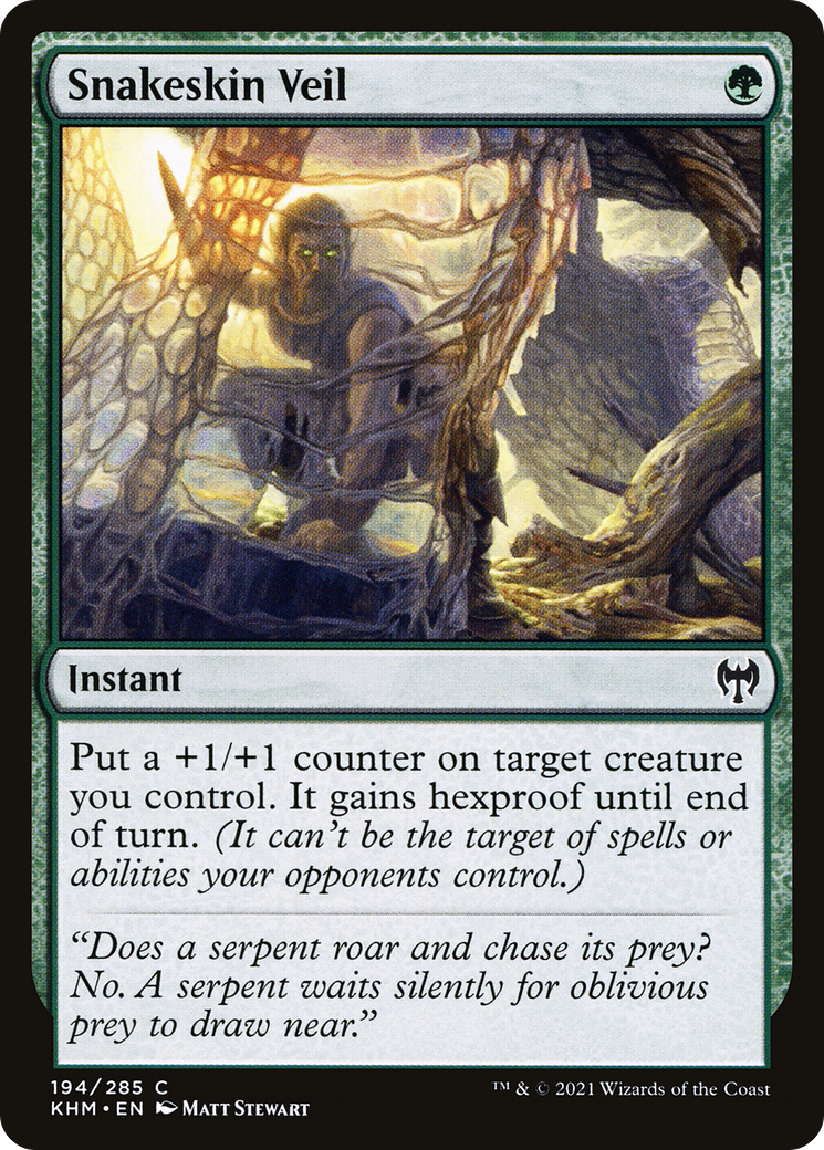 Snakeskin Veil (KHM-194) [Kaldheim] Foil