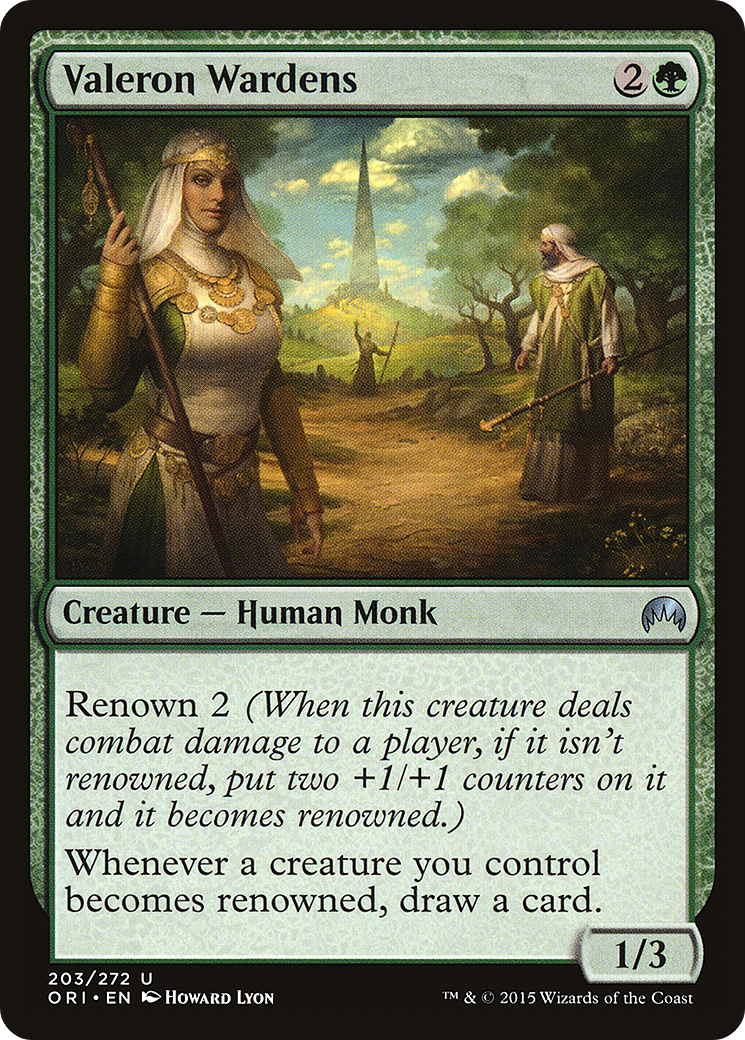 Valeron Wardens (ORI-203) [Magic Origins] Foil