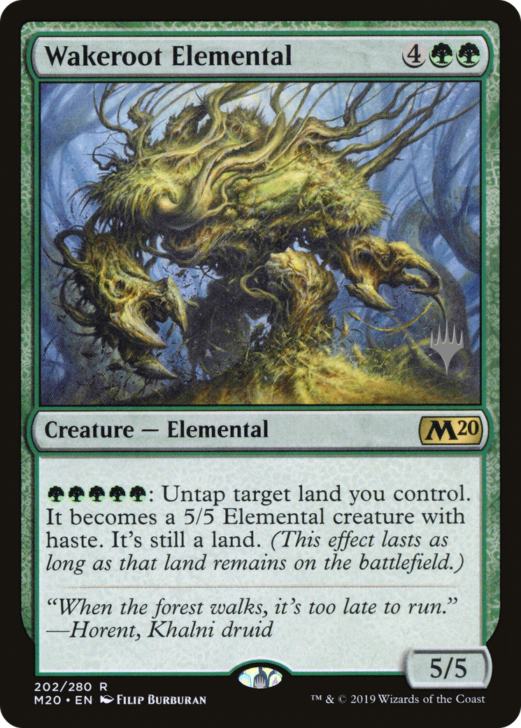 Wakeroot Elemental (PPM20-202) [Promo Pack: Core Set 2020 Promos]