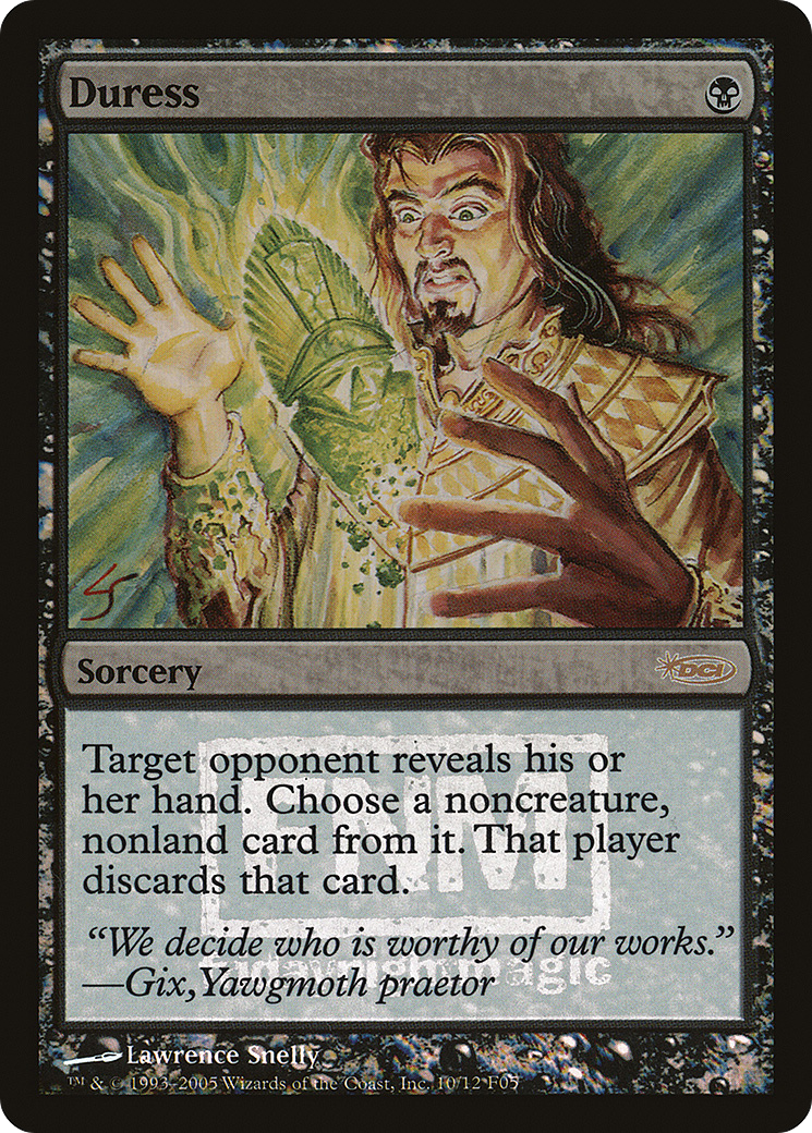 Duress (FNM-010) [Friday Night Magic 2005] Foil