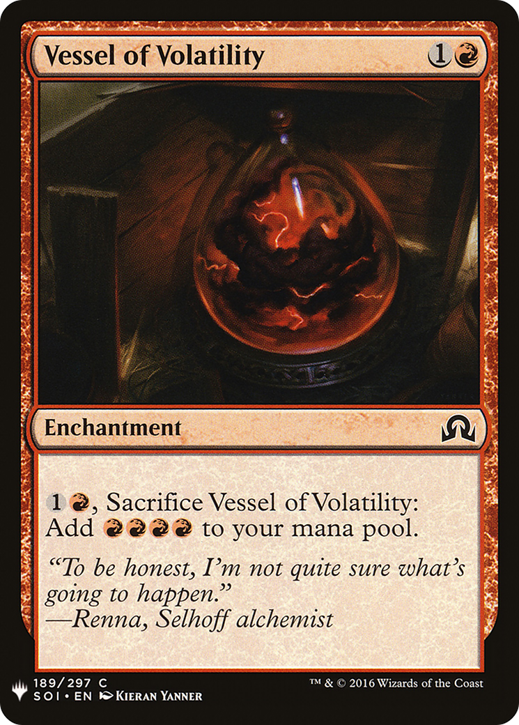 Vessel of Volatility (LIST-SOI-189) [The List]