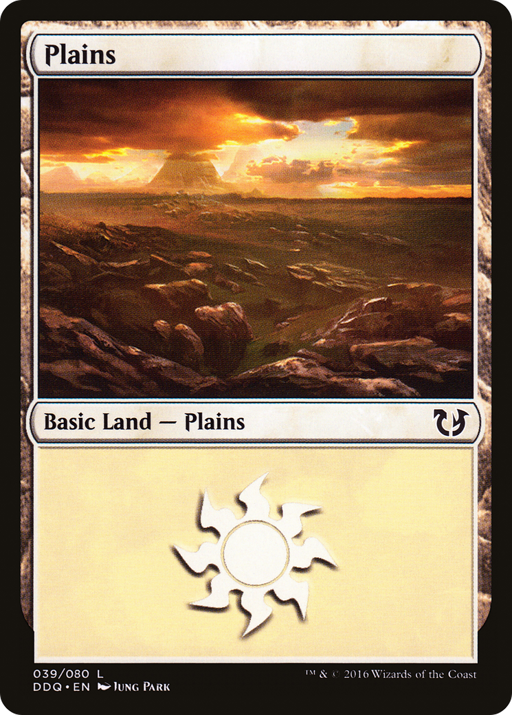 Plains (DDQ-039) [Duel Decks: Blessed vs. Cursed]