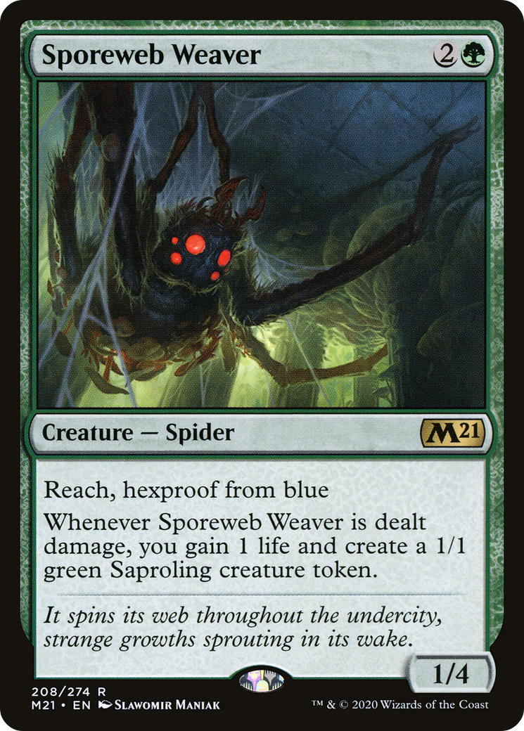 Sporeweb Weaver (M21-208) [Core Set 2021] Foil