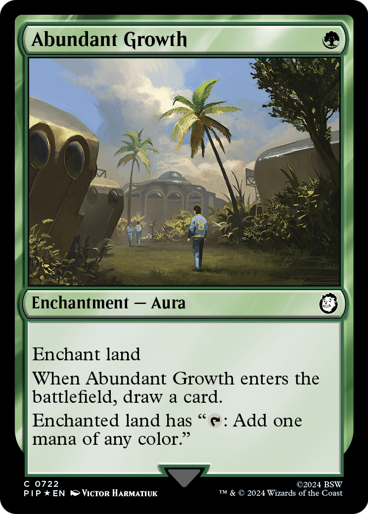 Abundant Growth (Surge Foil) (PIP-722) [Fallout] Foil