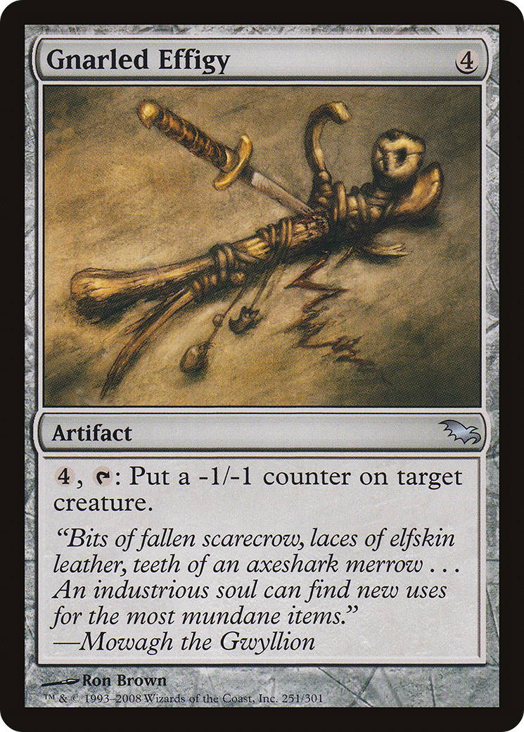Gnarled Effigy (SHM-251) [Shadowmoor]