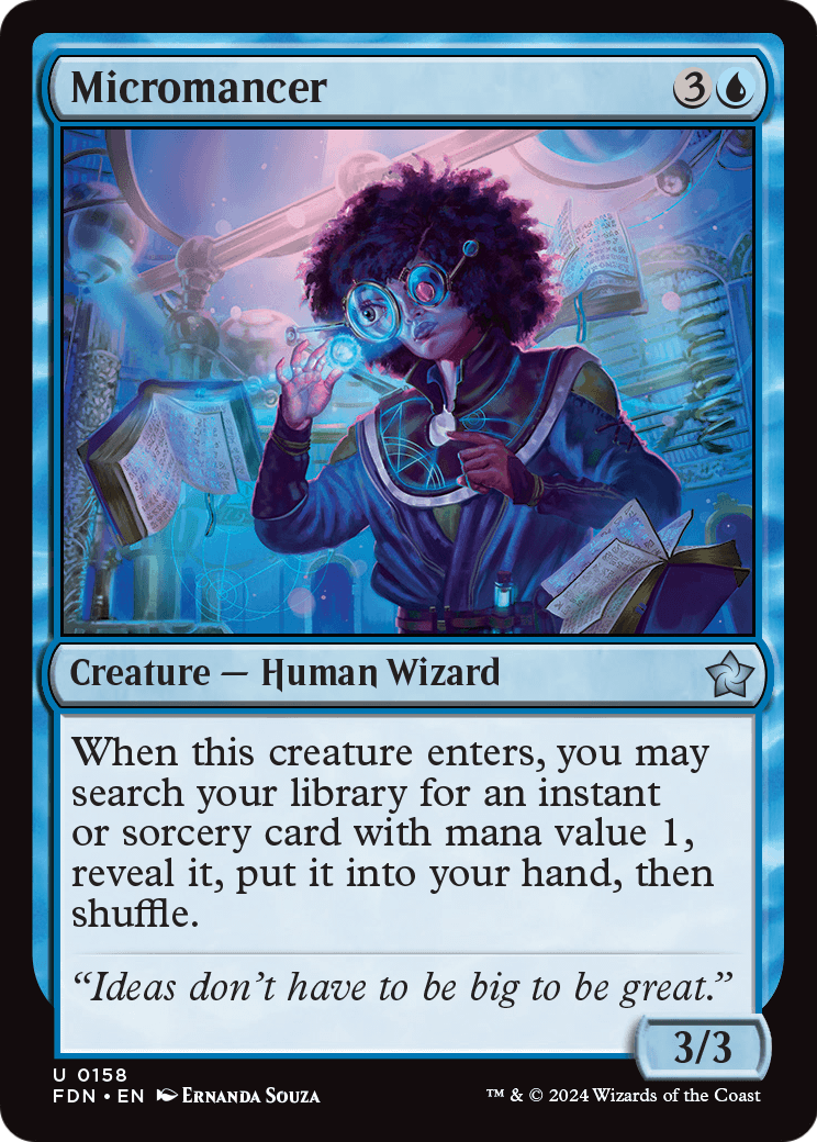 Micromancer (FDN-158) [Foundations] Foil
