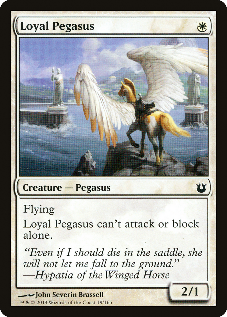 Loyal Pegasus (BNG-019) [Born of the Gods] Foil