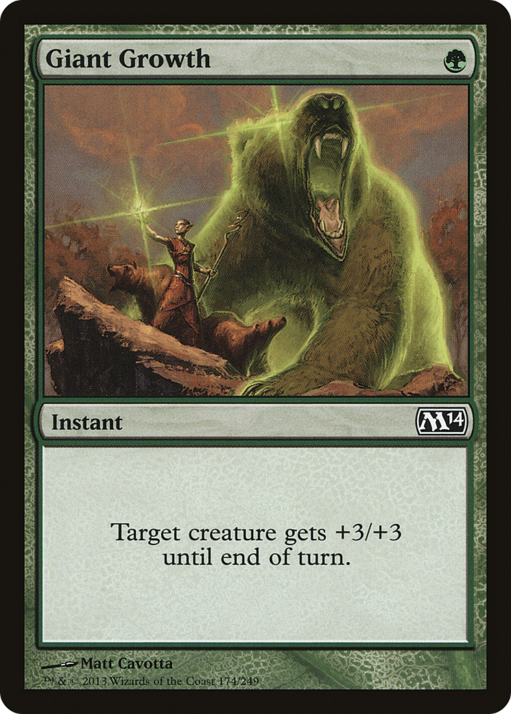 Giant Growth (M14-174) [Magic 2014]