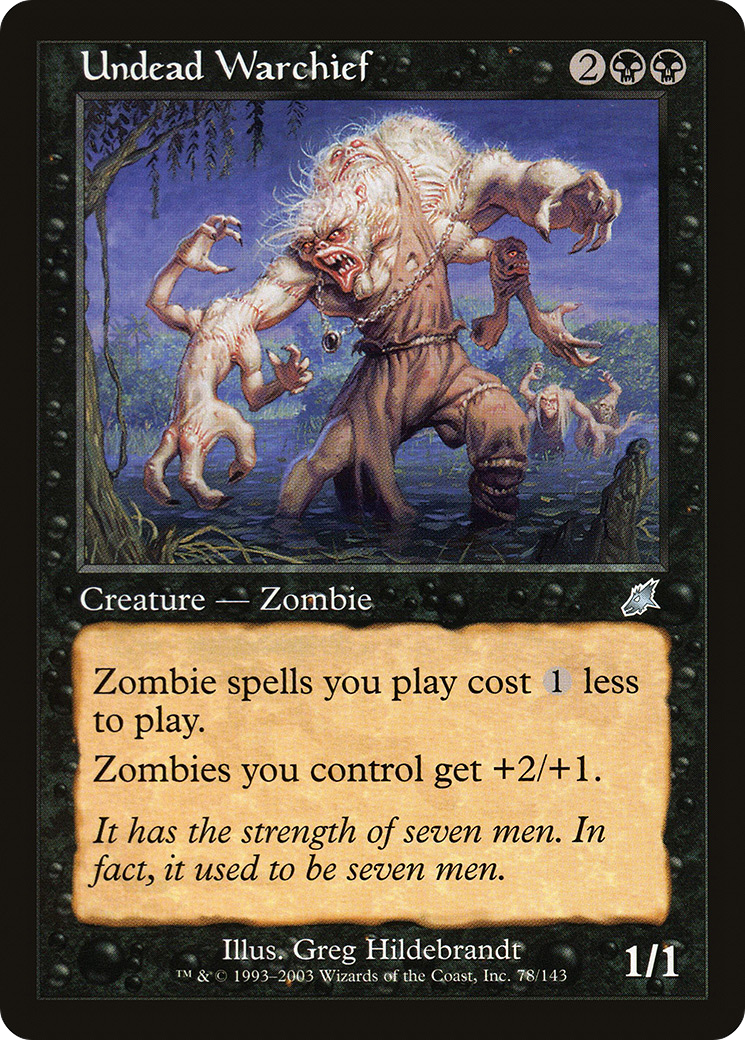 Undead Warchief (SCG-078) [Scourge]
