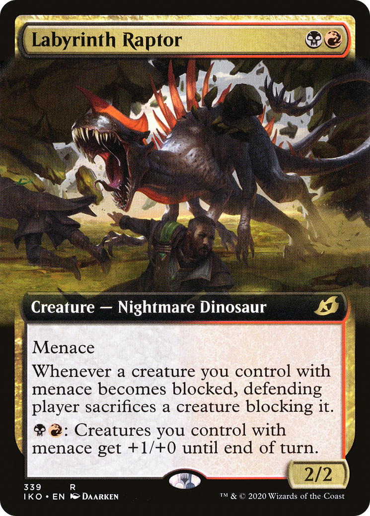 Labyrinth Raptor (Extended Art) (IKO-339) [Ikoria: Lair of Behemoths]