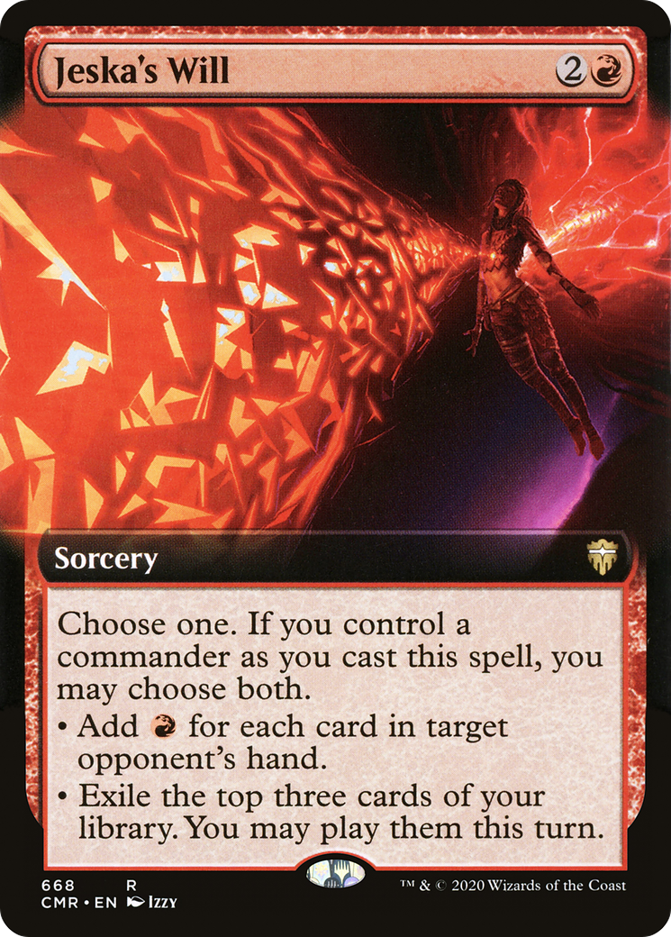 Jeska's Will (Extended Art) (CMR-668) [Commander Legends]