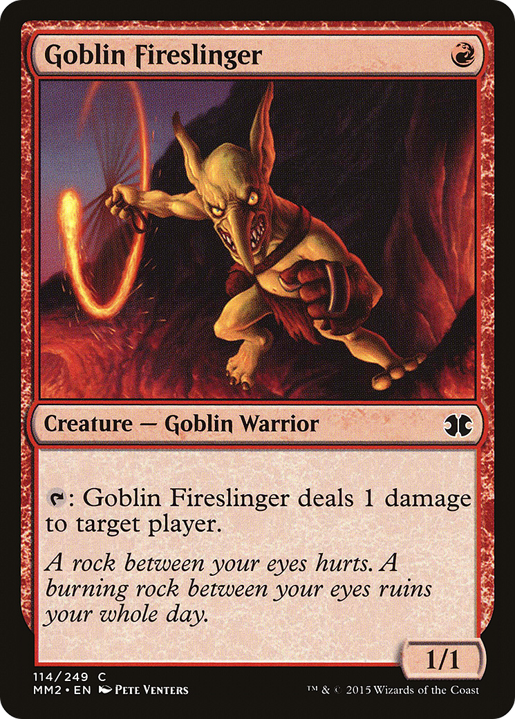 Goblin Fireslinger (MM2-114) [Modern Masters 2015] Foil