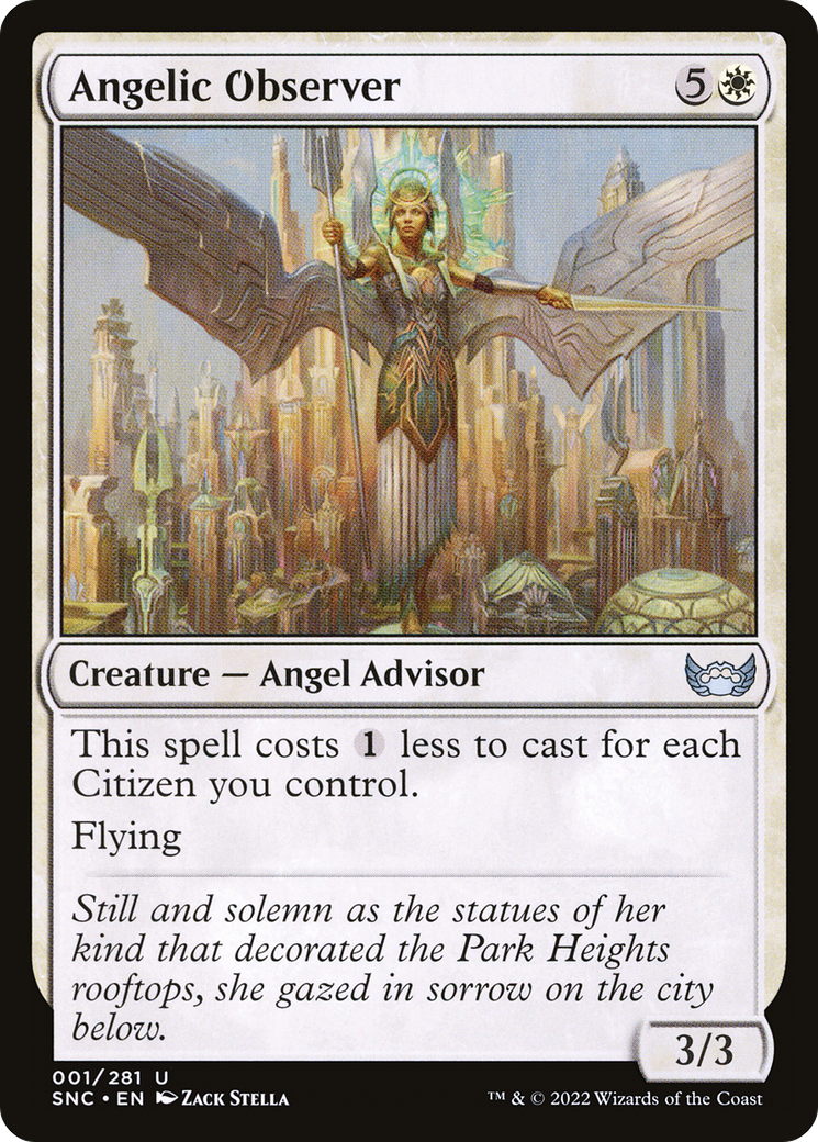 Angelic Observer (SNC-001) [Streets of New Capenna] Foil