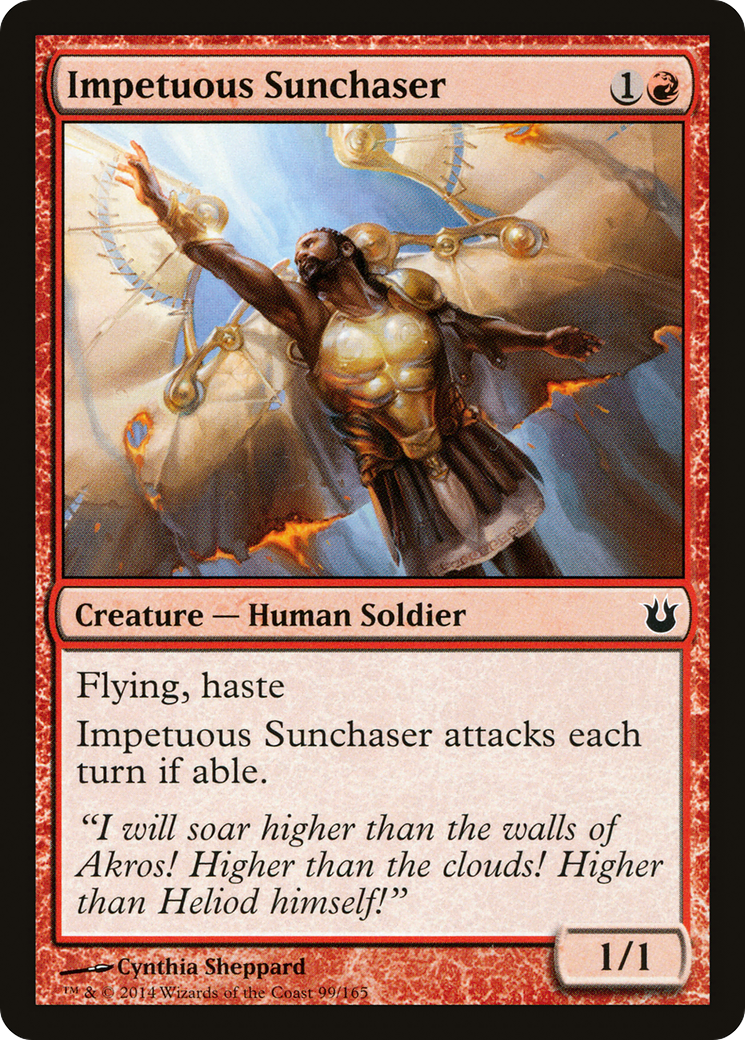 Impetuous Sunchaser (BNG-099) [Born of the Gods] Foil
